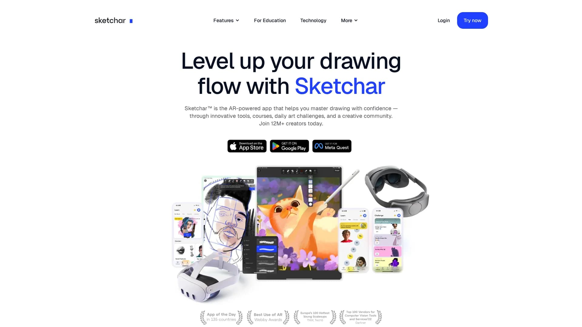 sketchar-io homepage