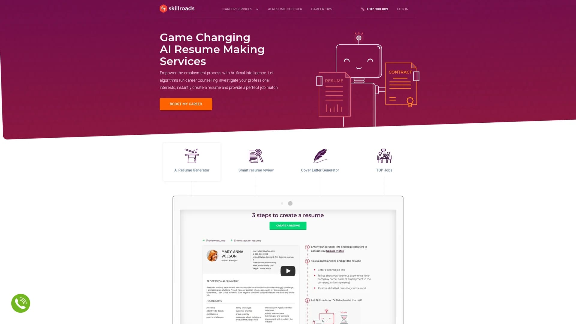 skillroads homepage