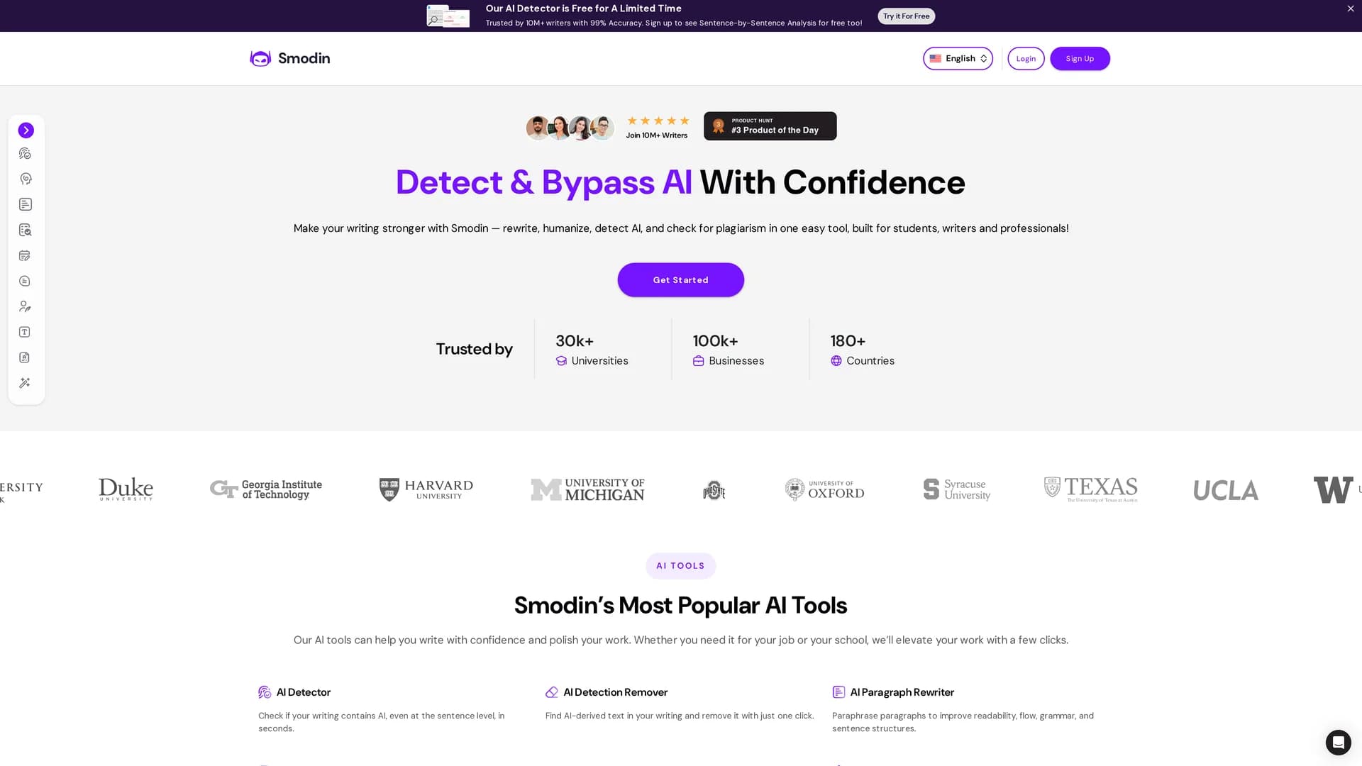 smodin homepage