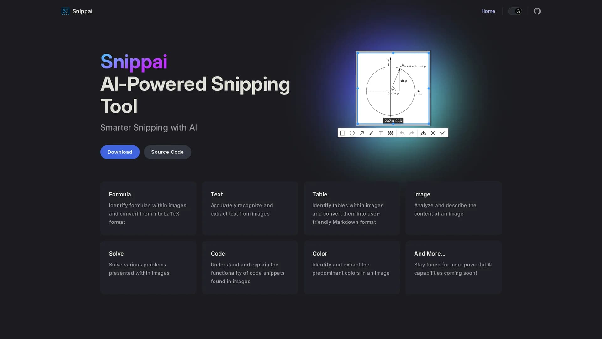snippai homepage