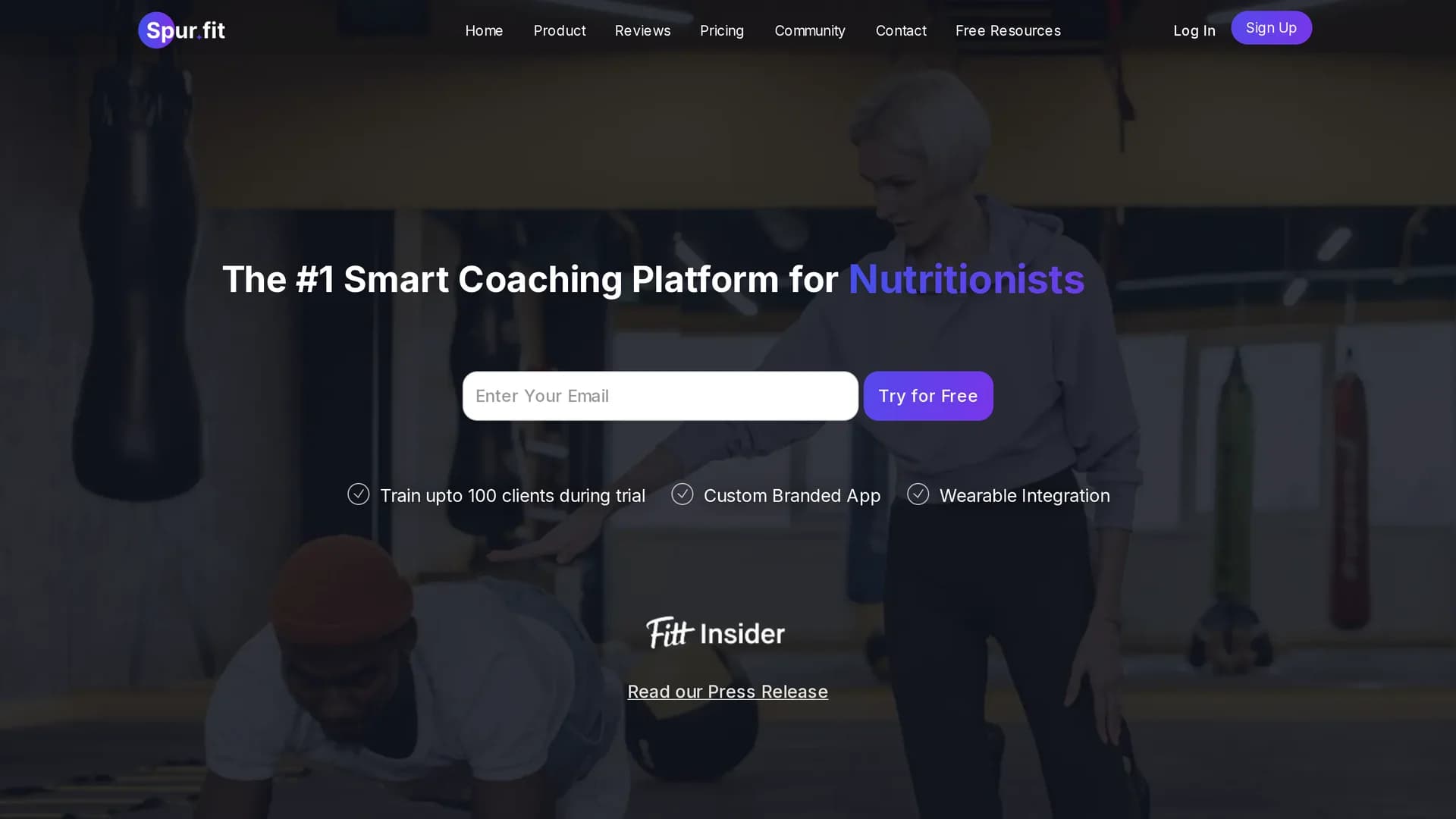 spur-fit homepage