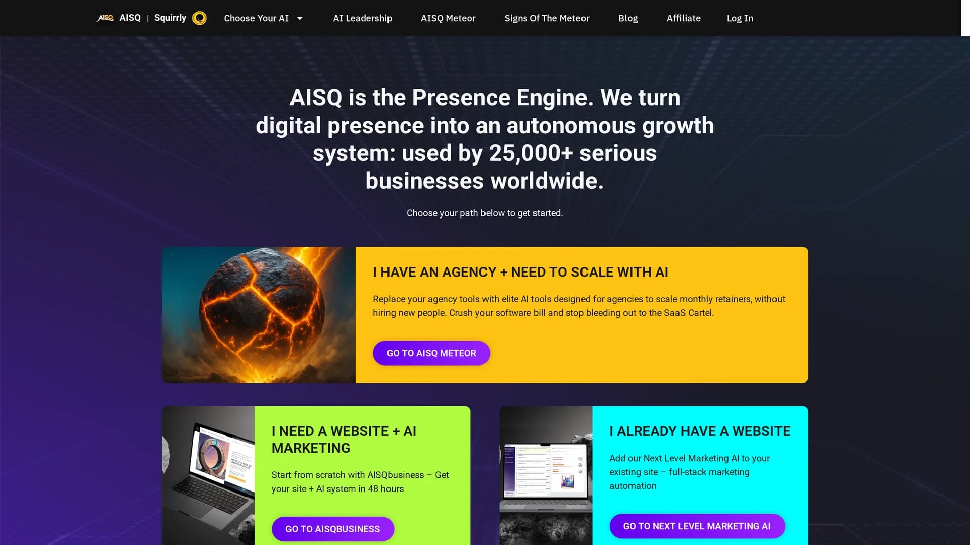squirrly homepage