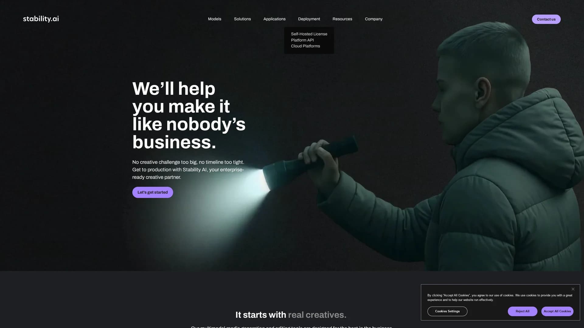 stable-diffusion homepage