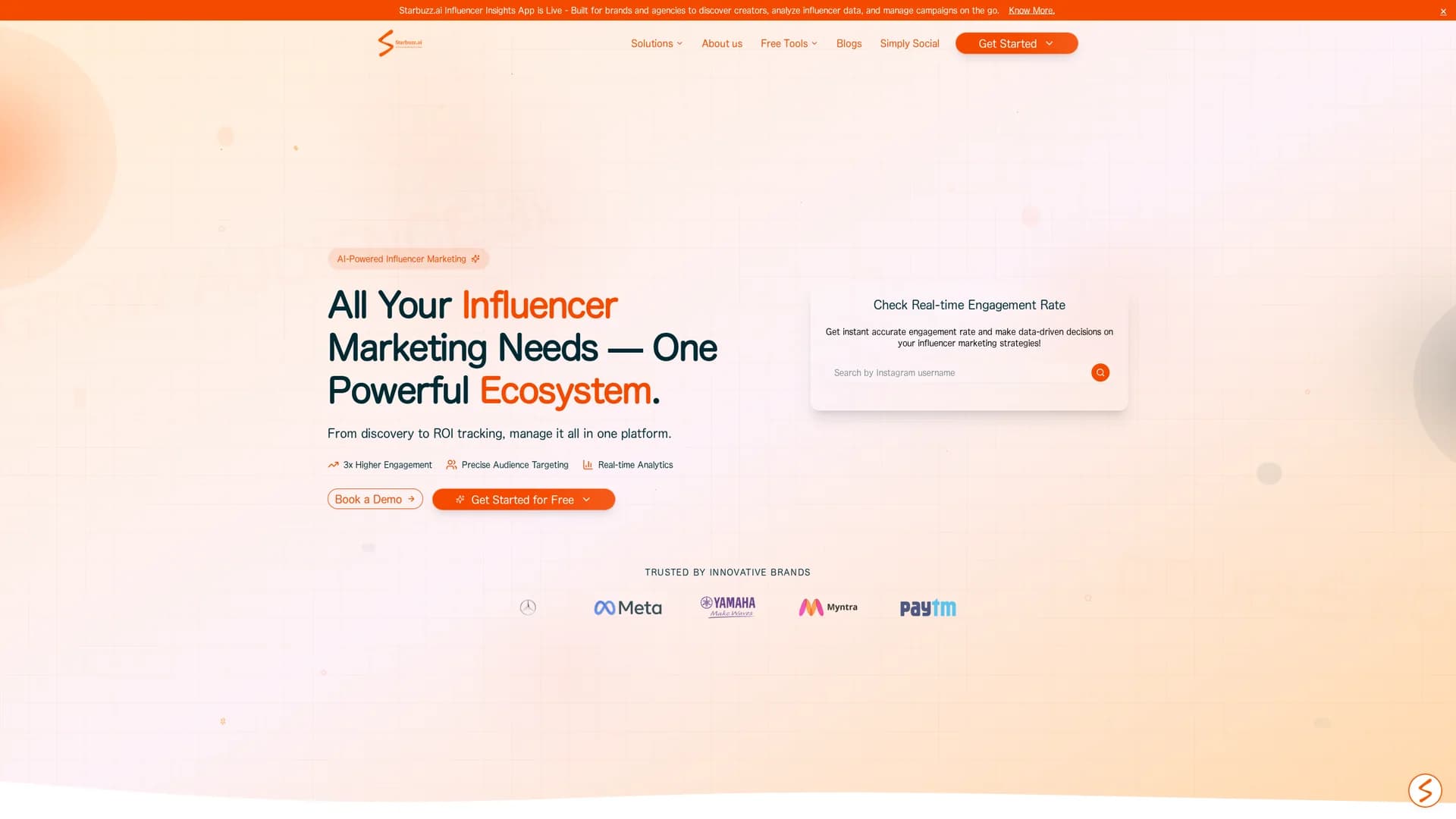 starbuzz-ai homepage