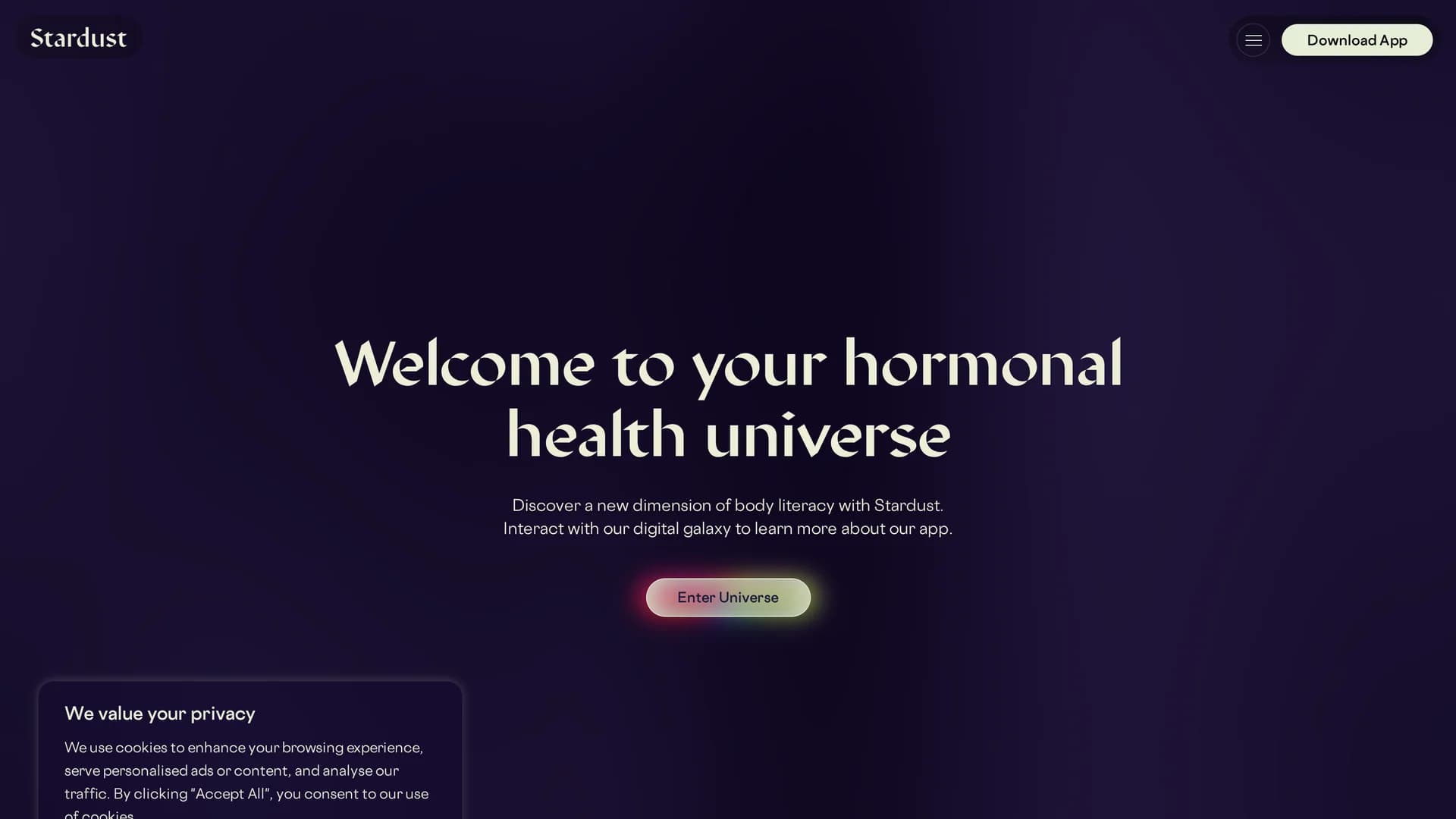 stardust homepage