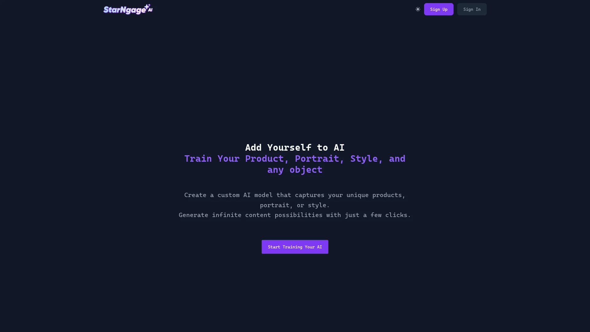 starngage-ai homepage