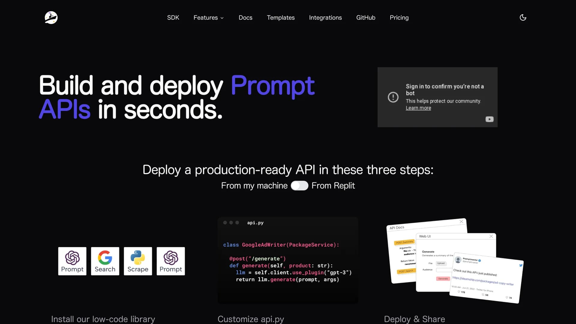 steamship homepage