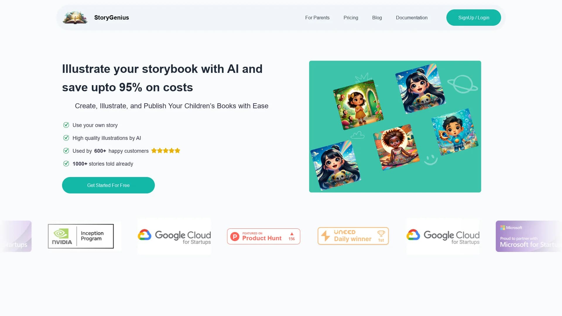 storygenius homepage