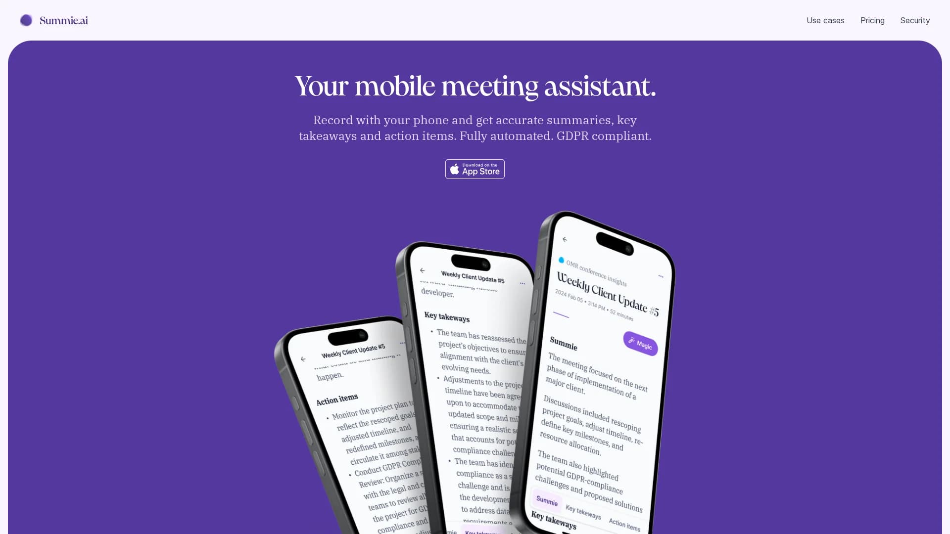 summie homepage