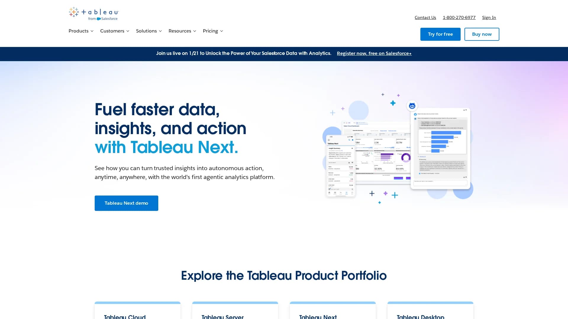 tableau homepage