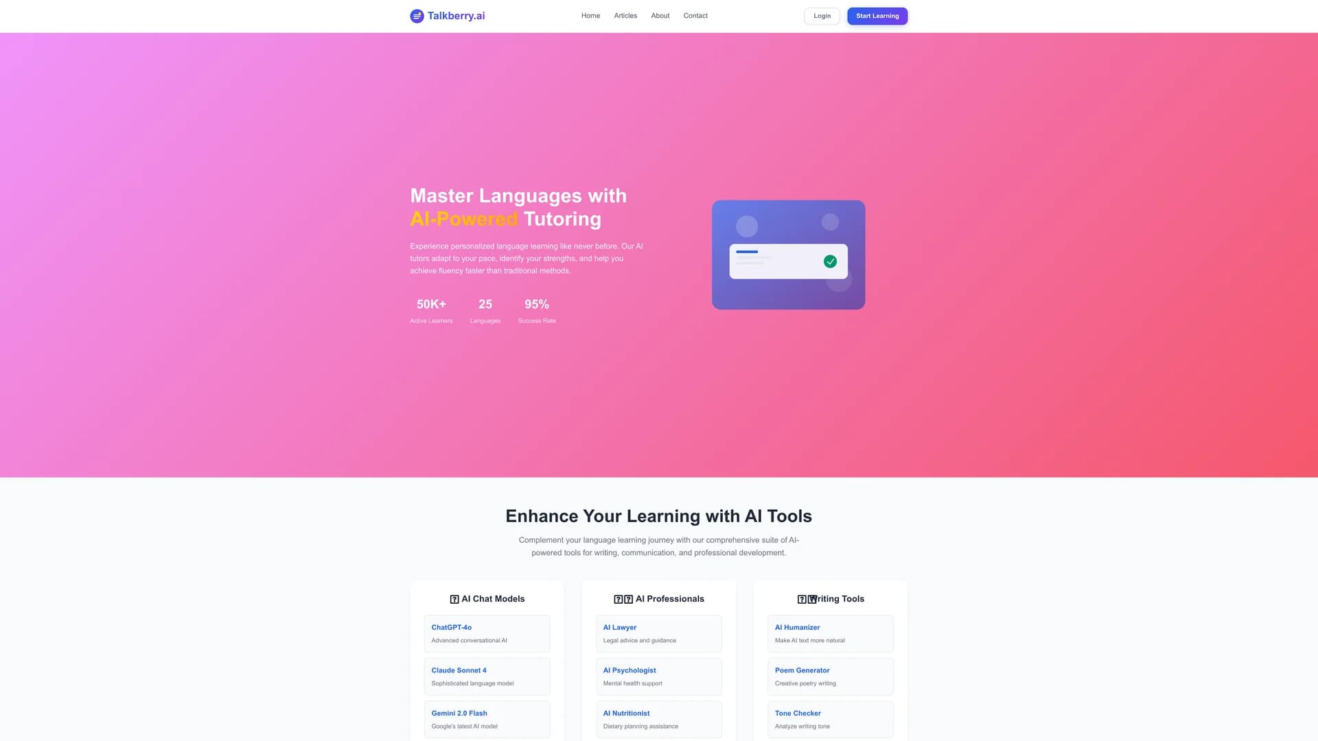 talkberry homepage