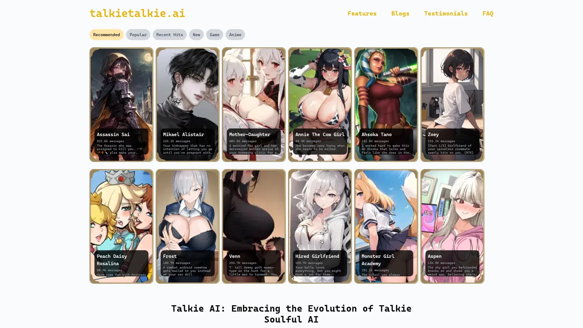 talkietalkie-ai homepage
