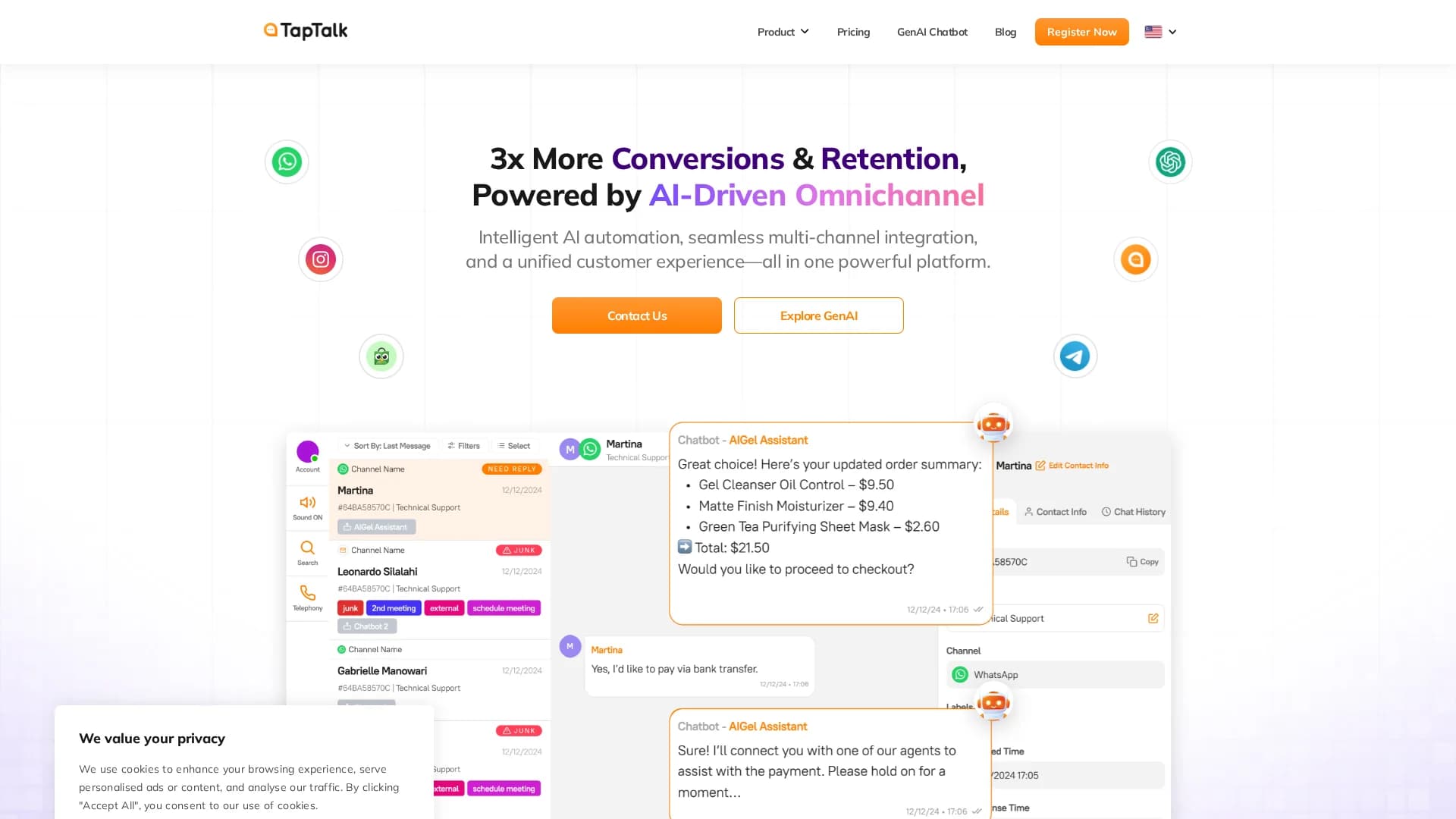 taptalk-io homepage