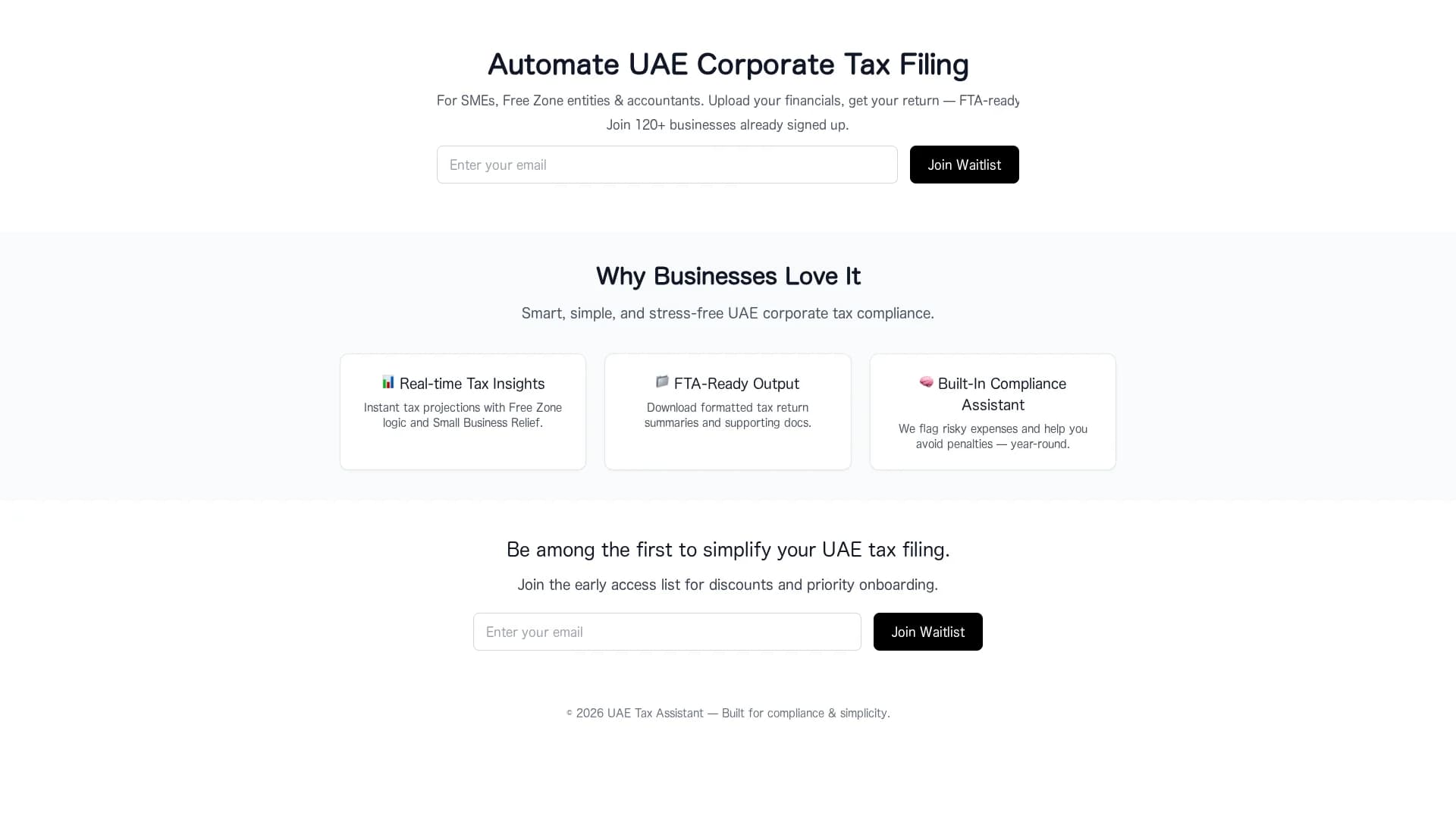 taxly-ai homepage