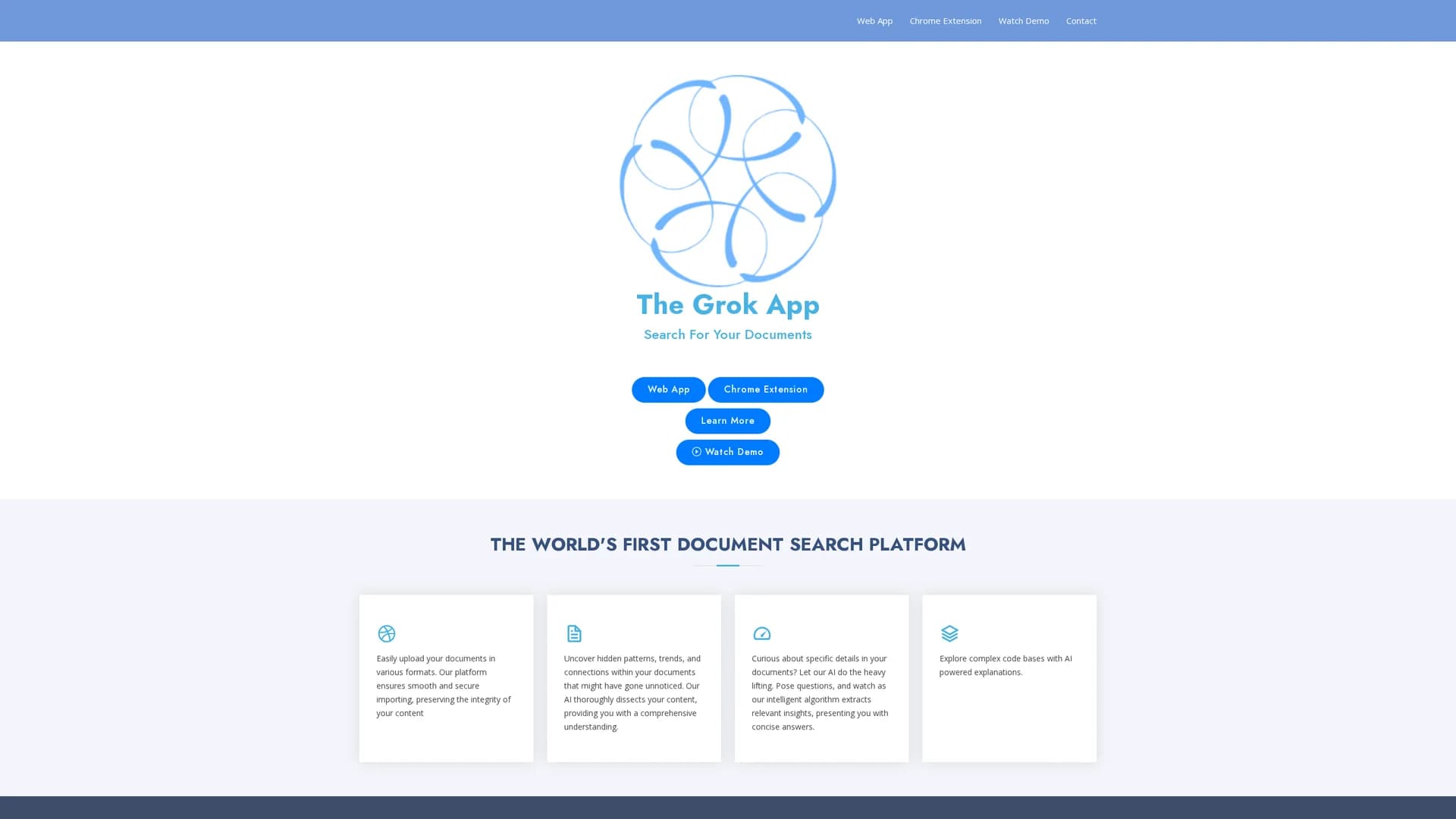 the-grok-app homepage