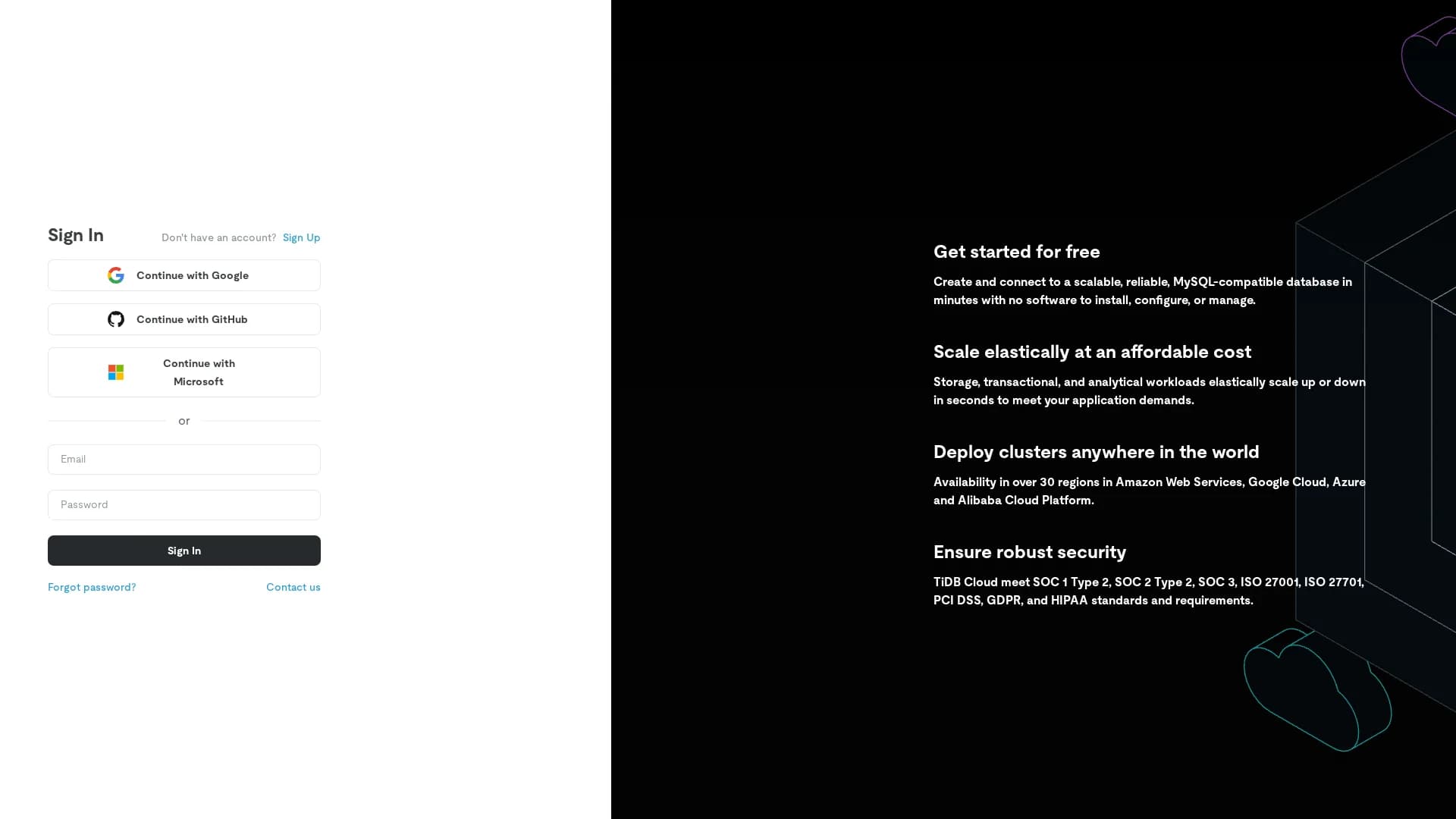 tidb homepage