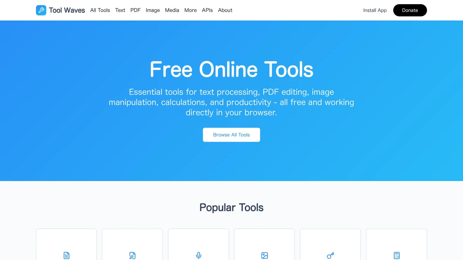 toolwaves homepage