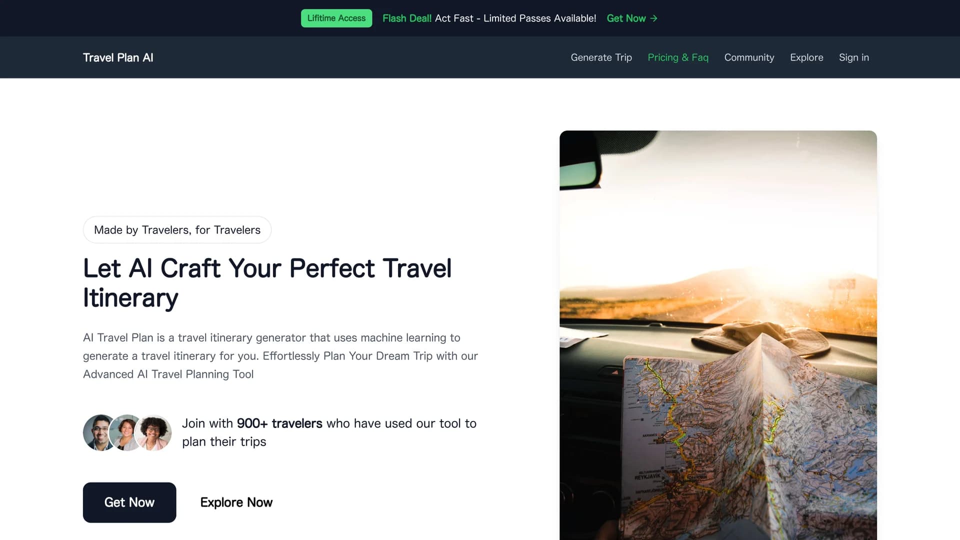 travelai homepage