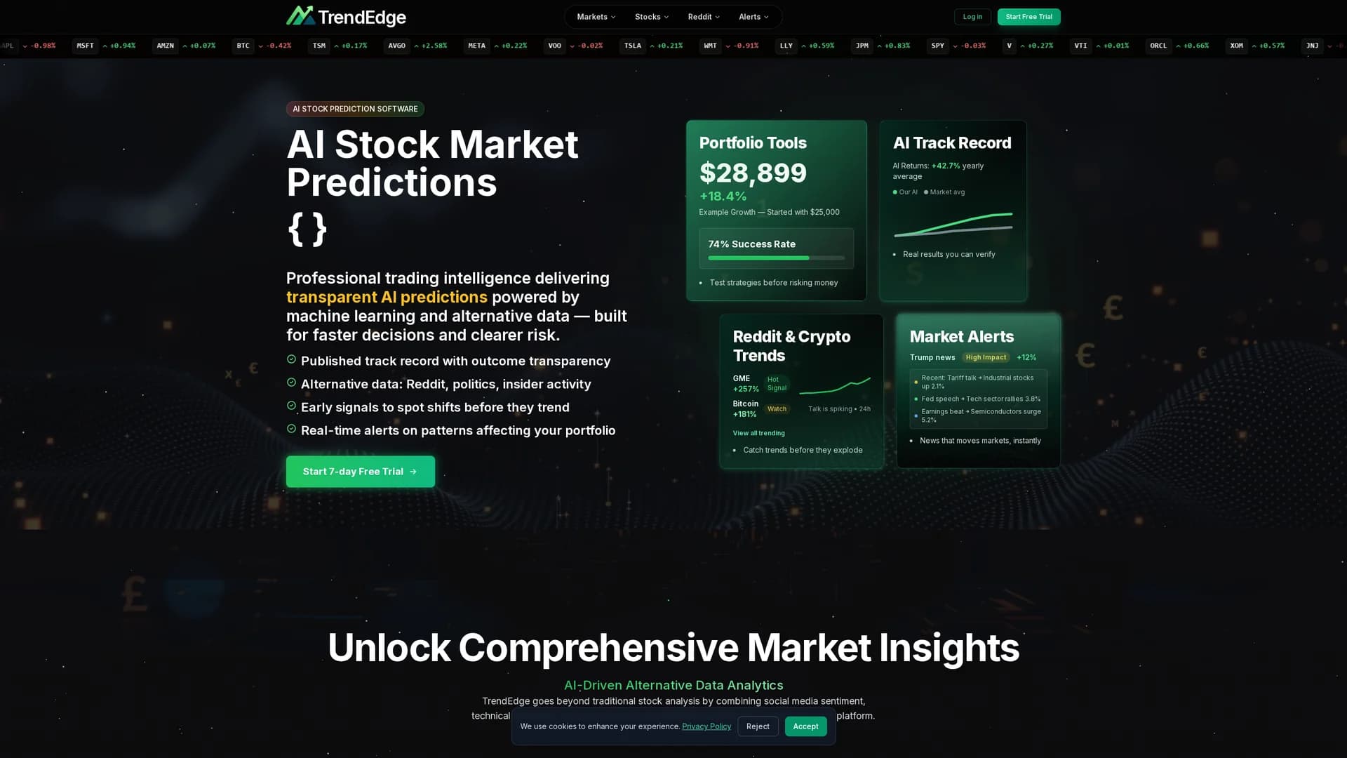 trendedge homepage