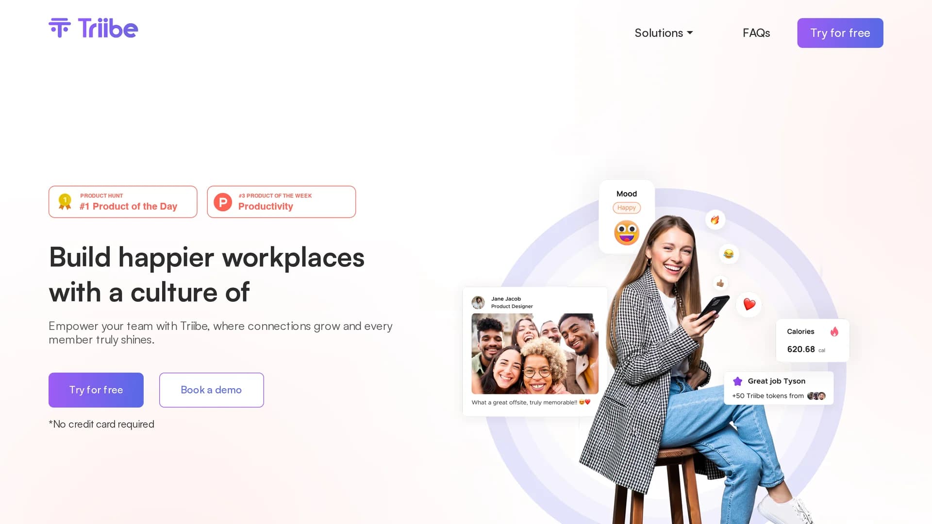 triibe homepage