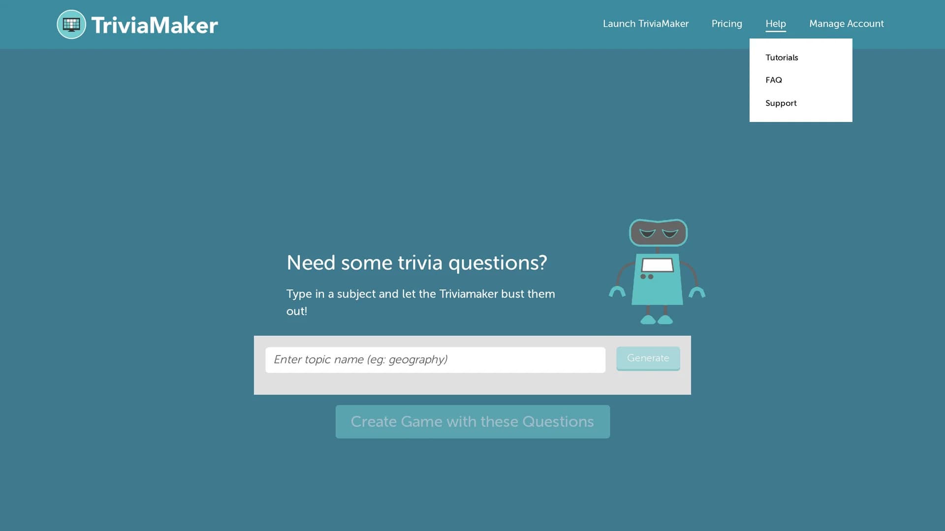 triviamaker homepage