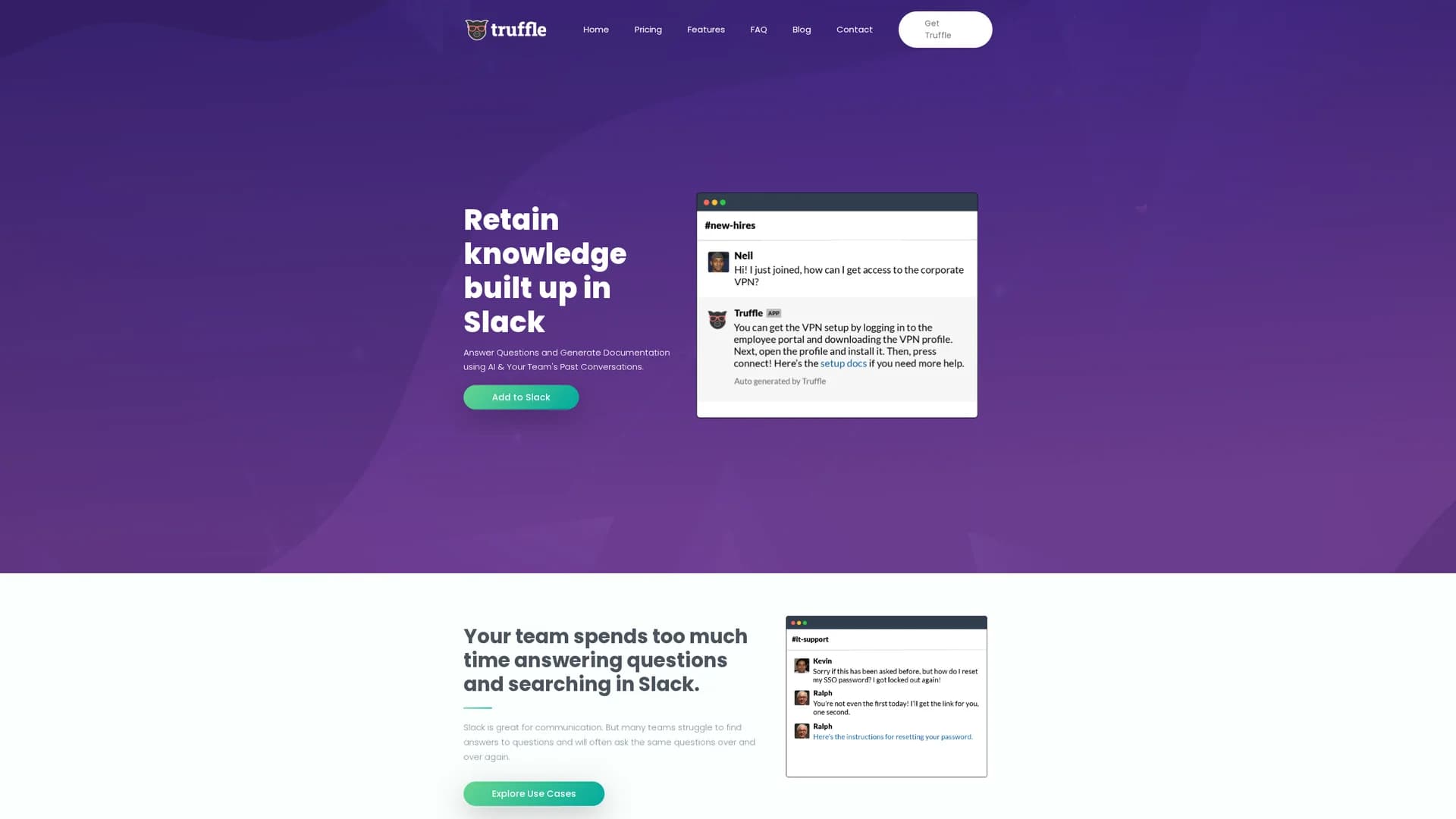 truffle-bot homepage