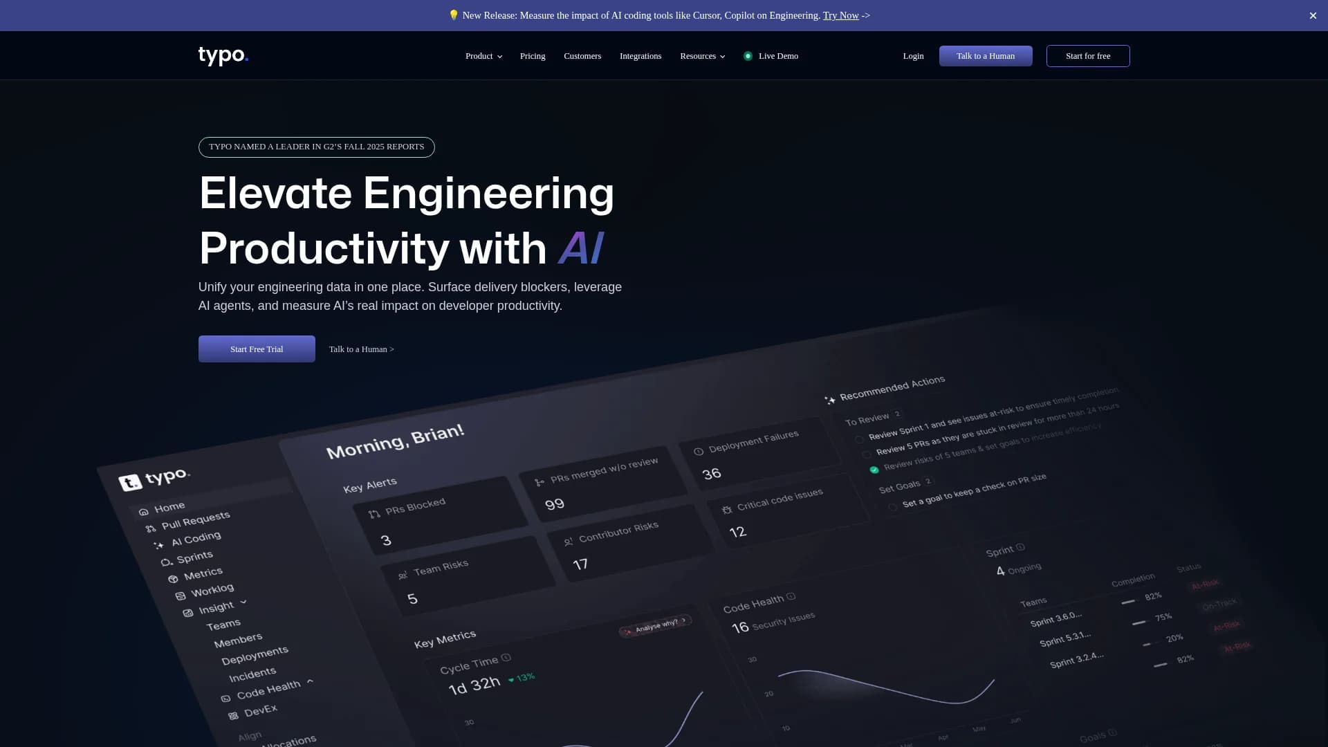 typo homepage