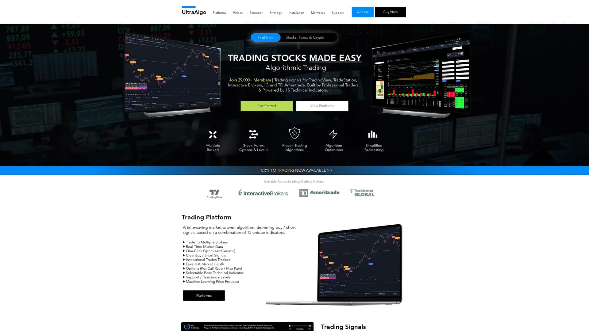 ultraalgo homepage
