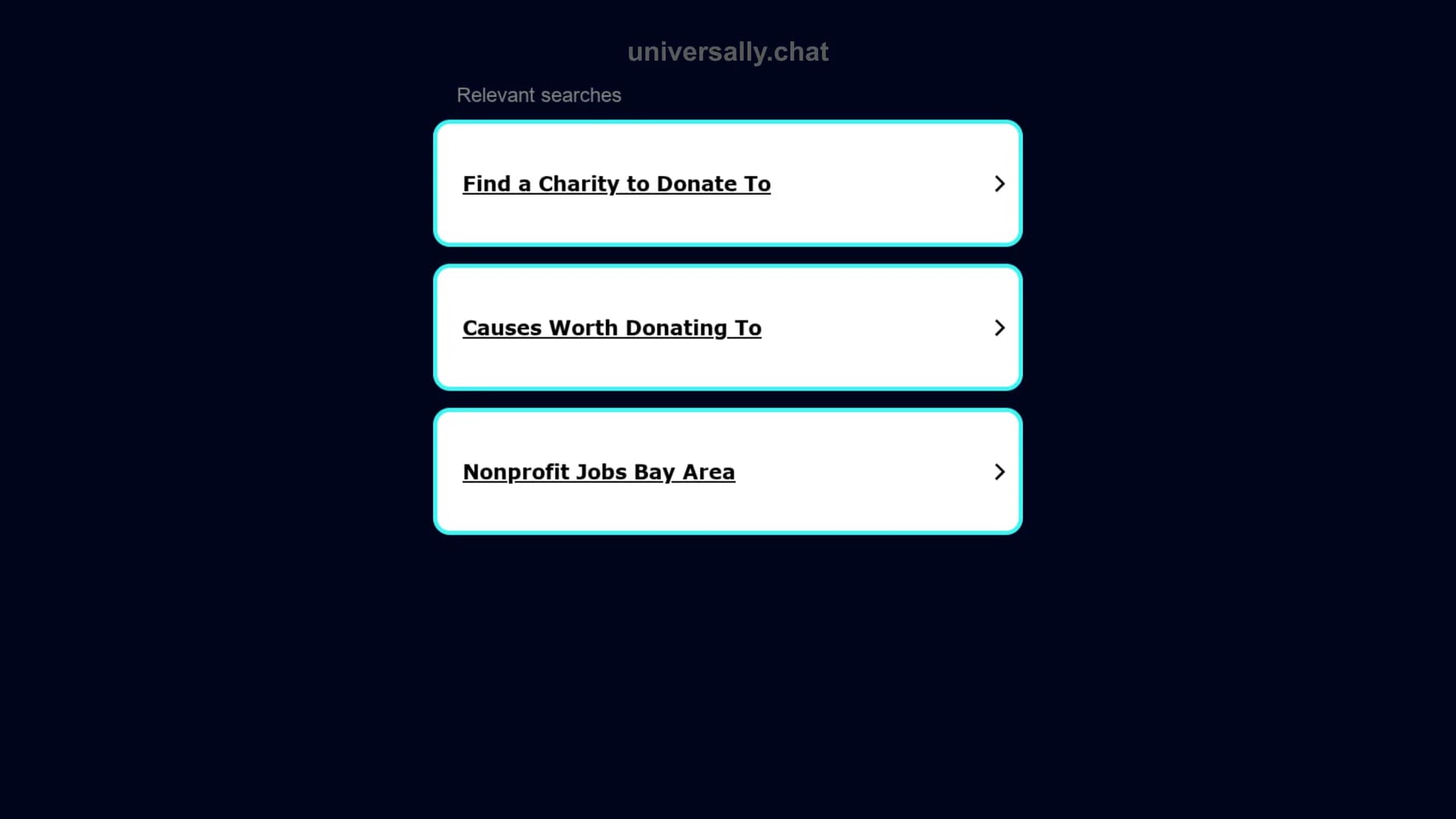 universally-chat homepage