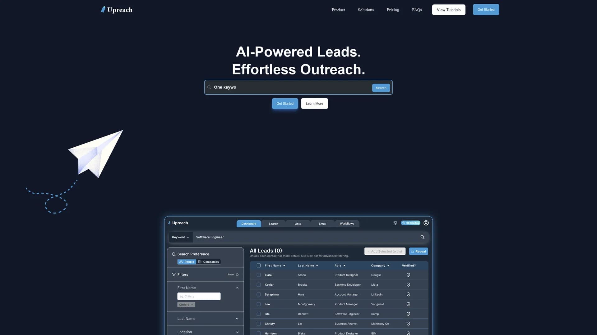 upreach homepage