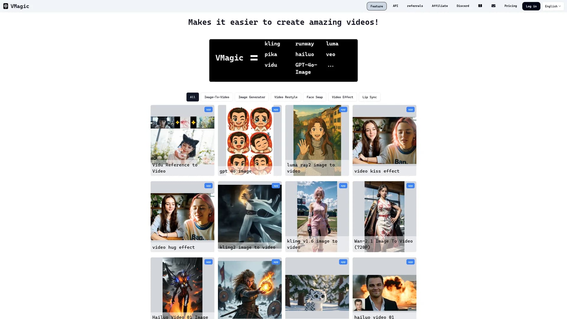 vmagic homepage