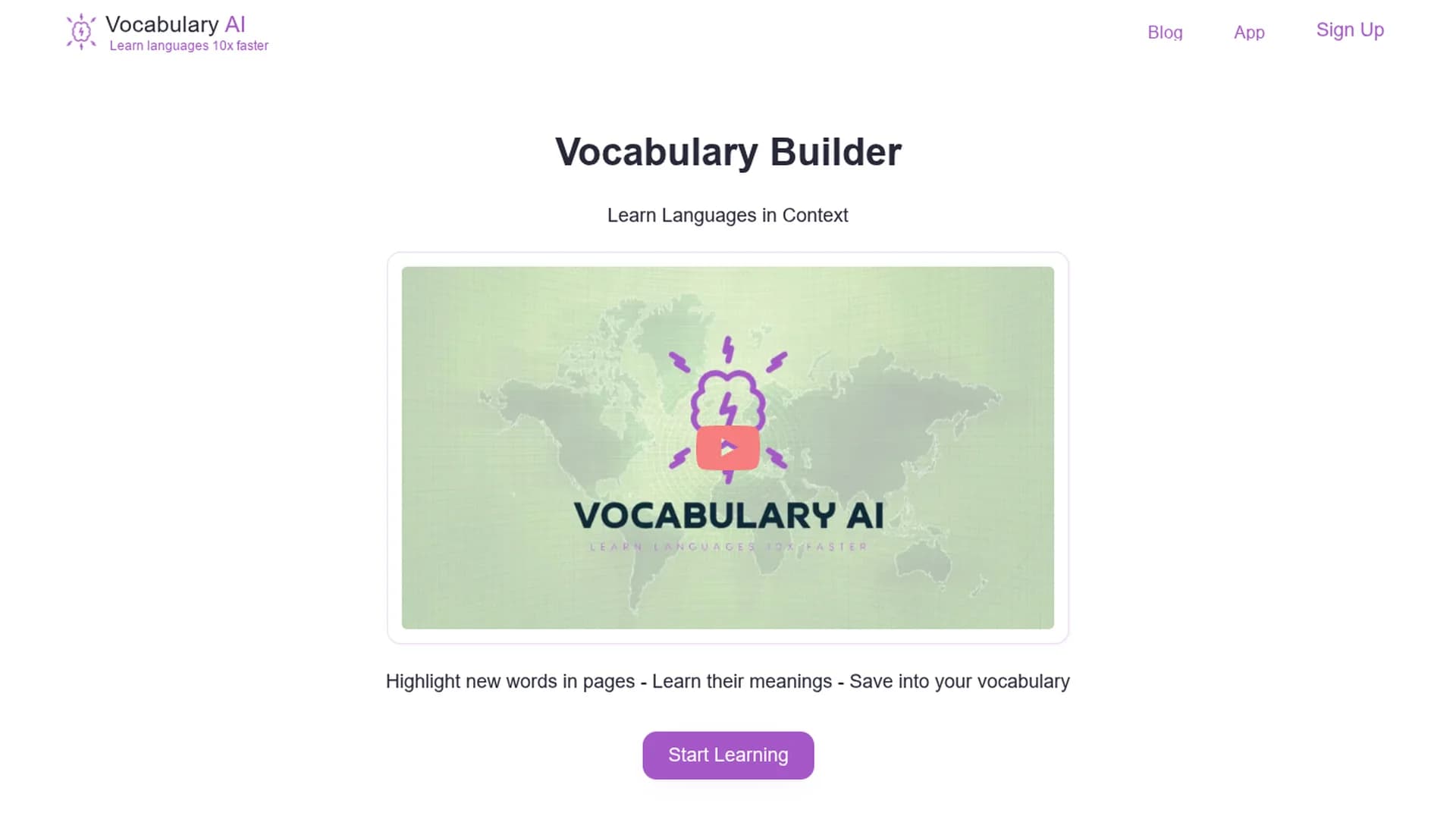 vocabulary-builder homepage