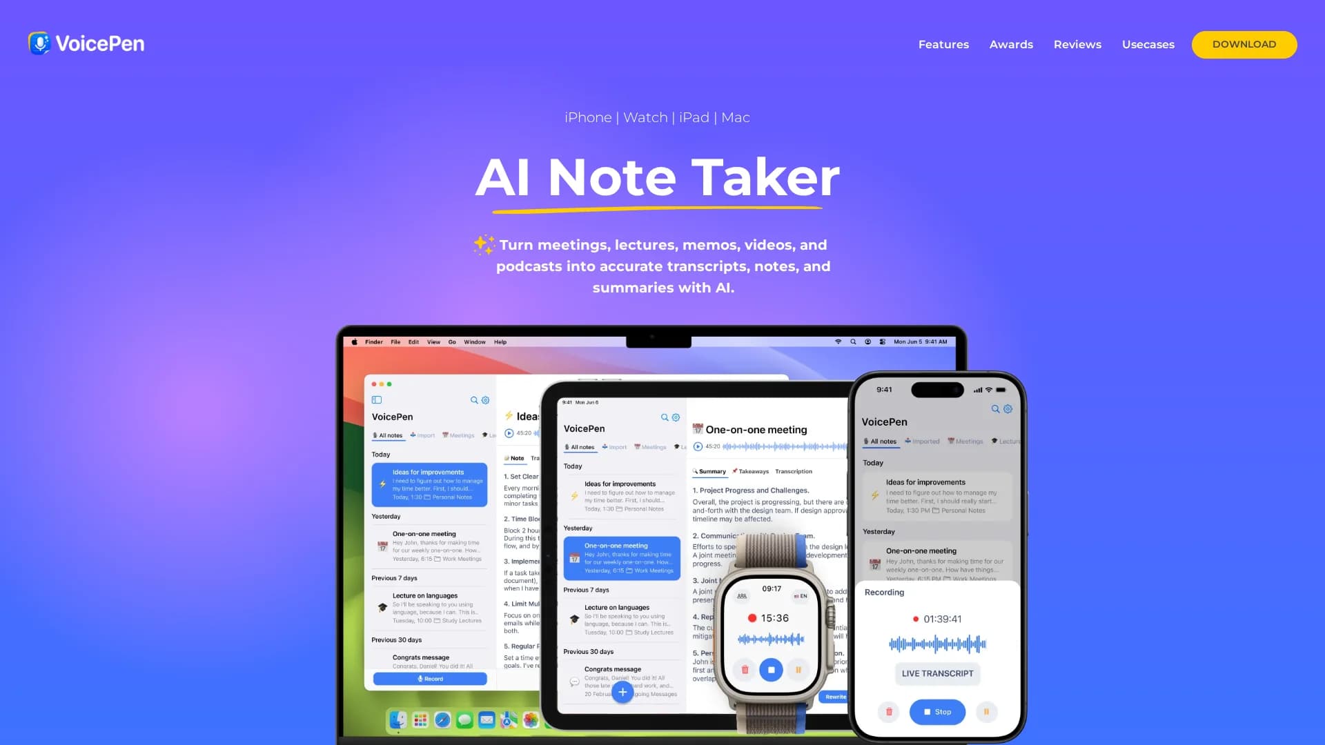 voicepen homepage