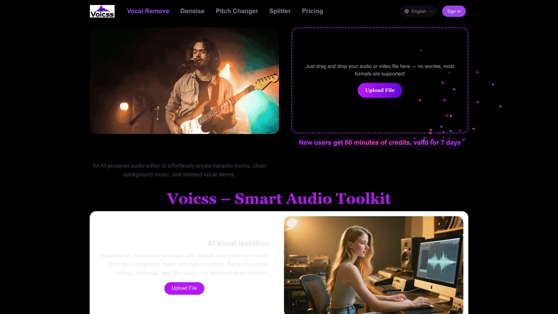 voicss homepage
