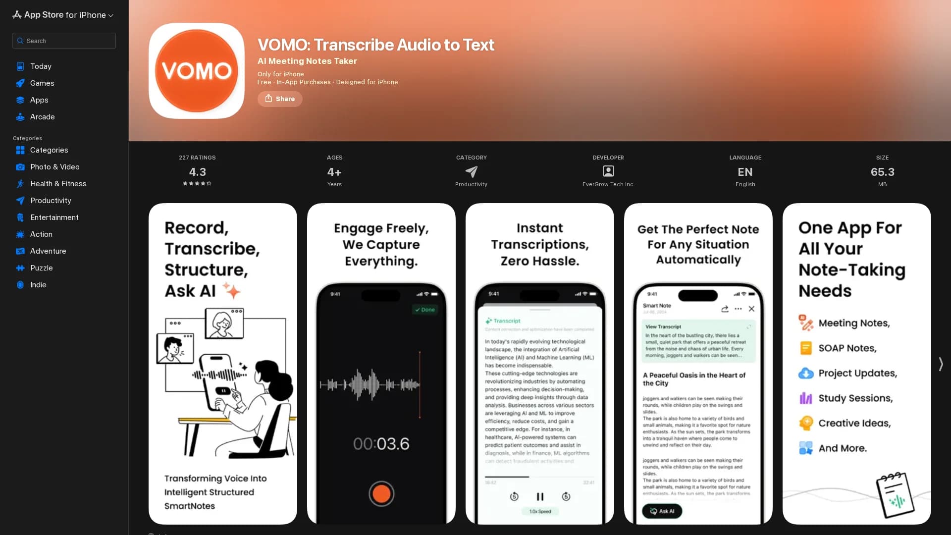 vomo homepage