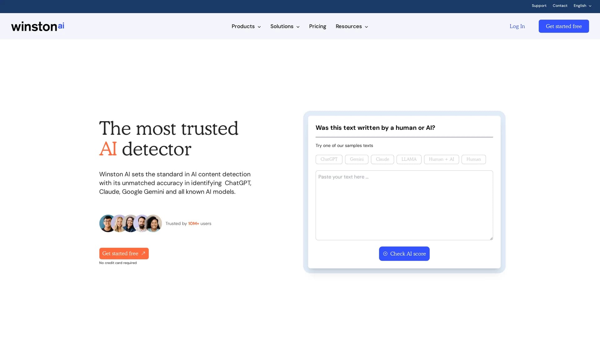 winston-ai homepage