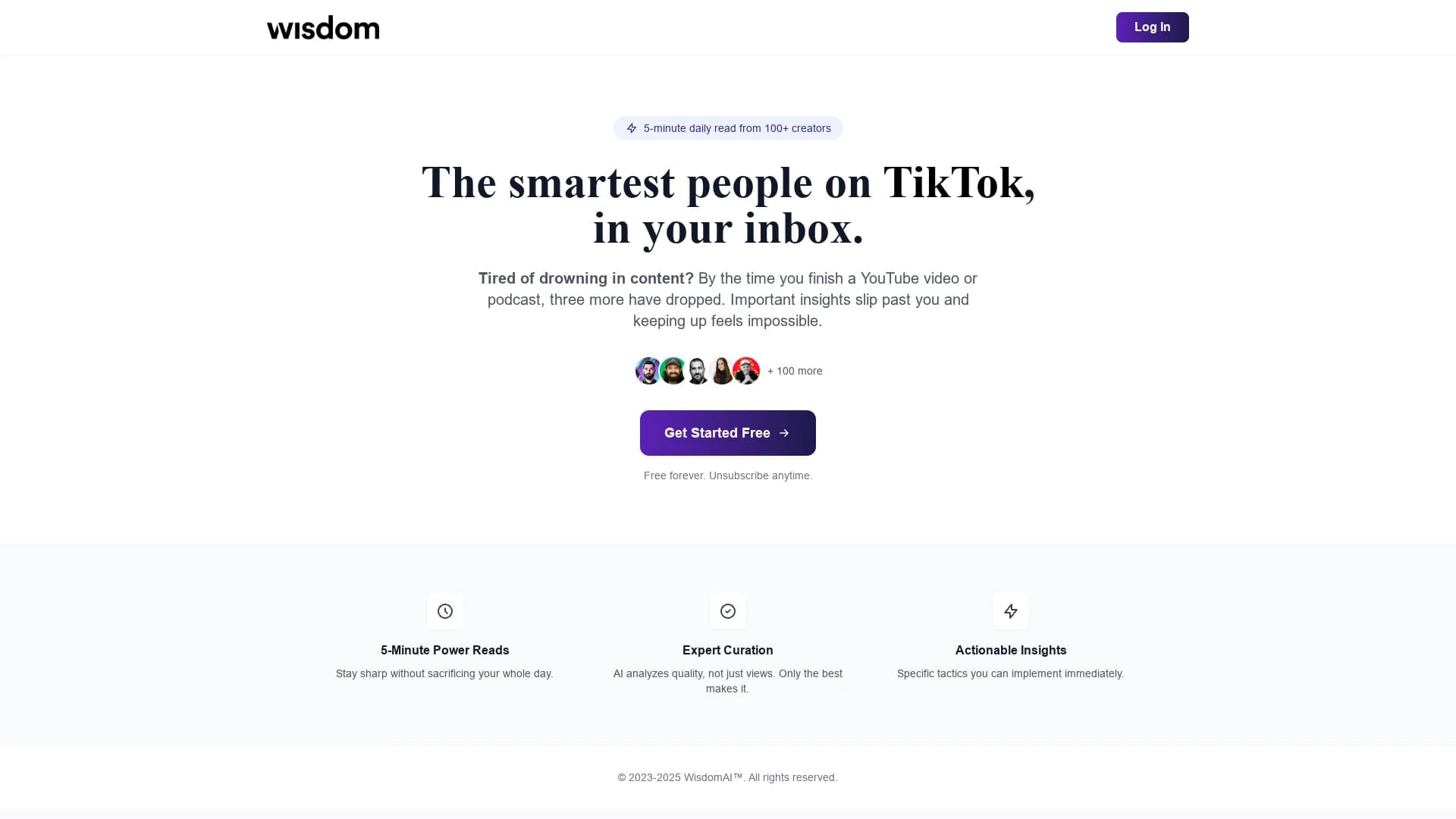 wisdomai-by-searchie homepage