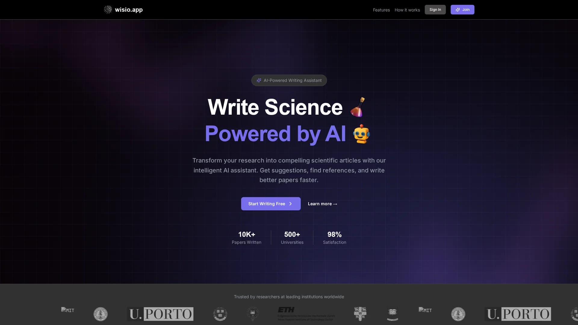 wisio homepage