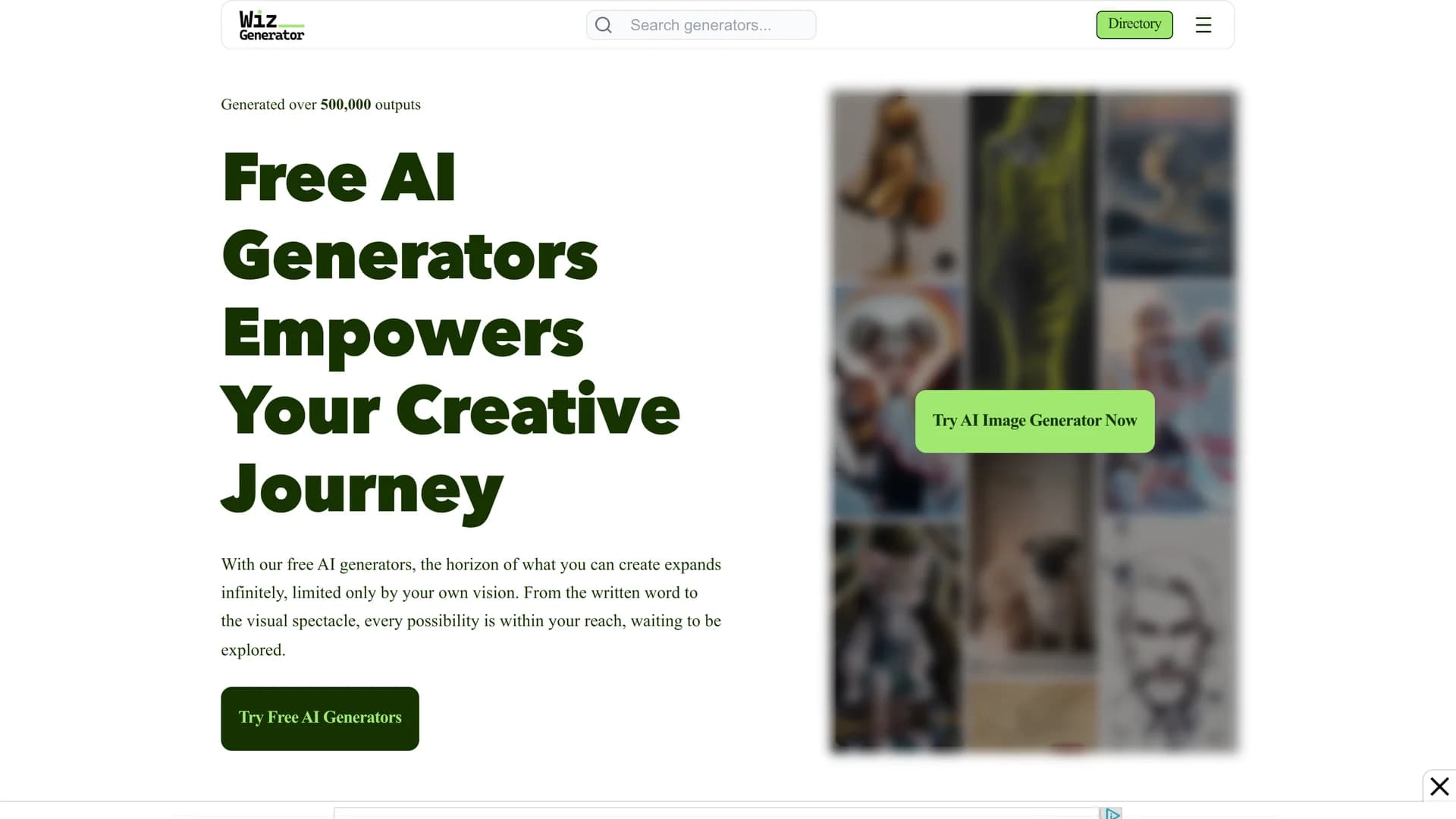 wizgenerator homepage