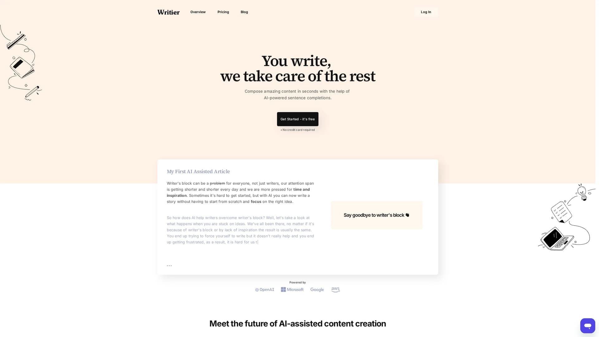 writier homepage