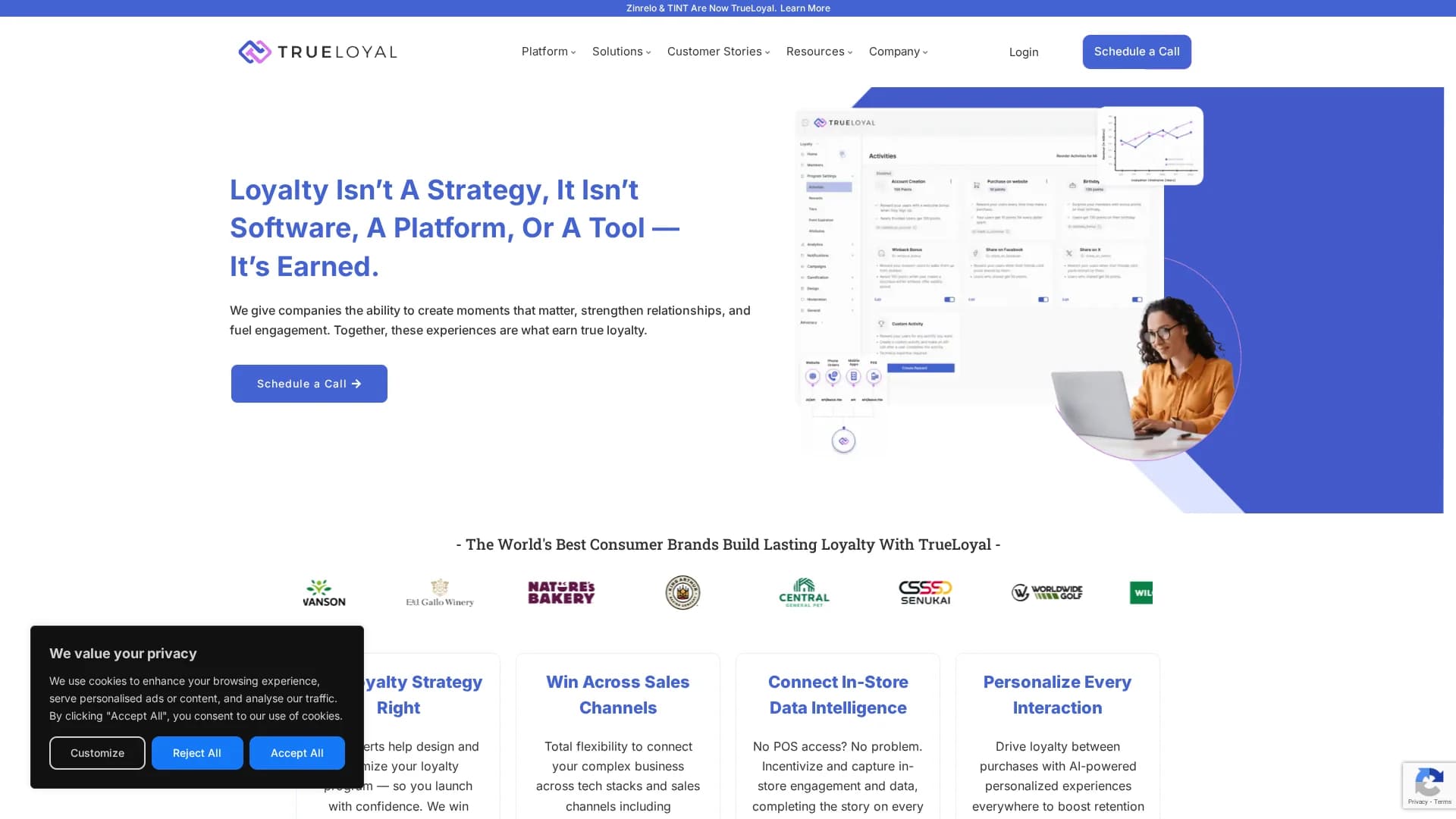 zinrelo homepage