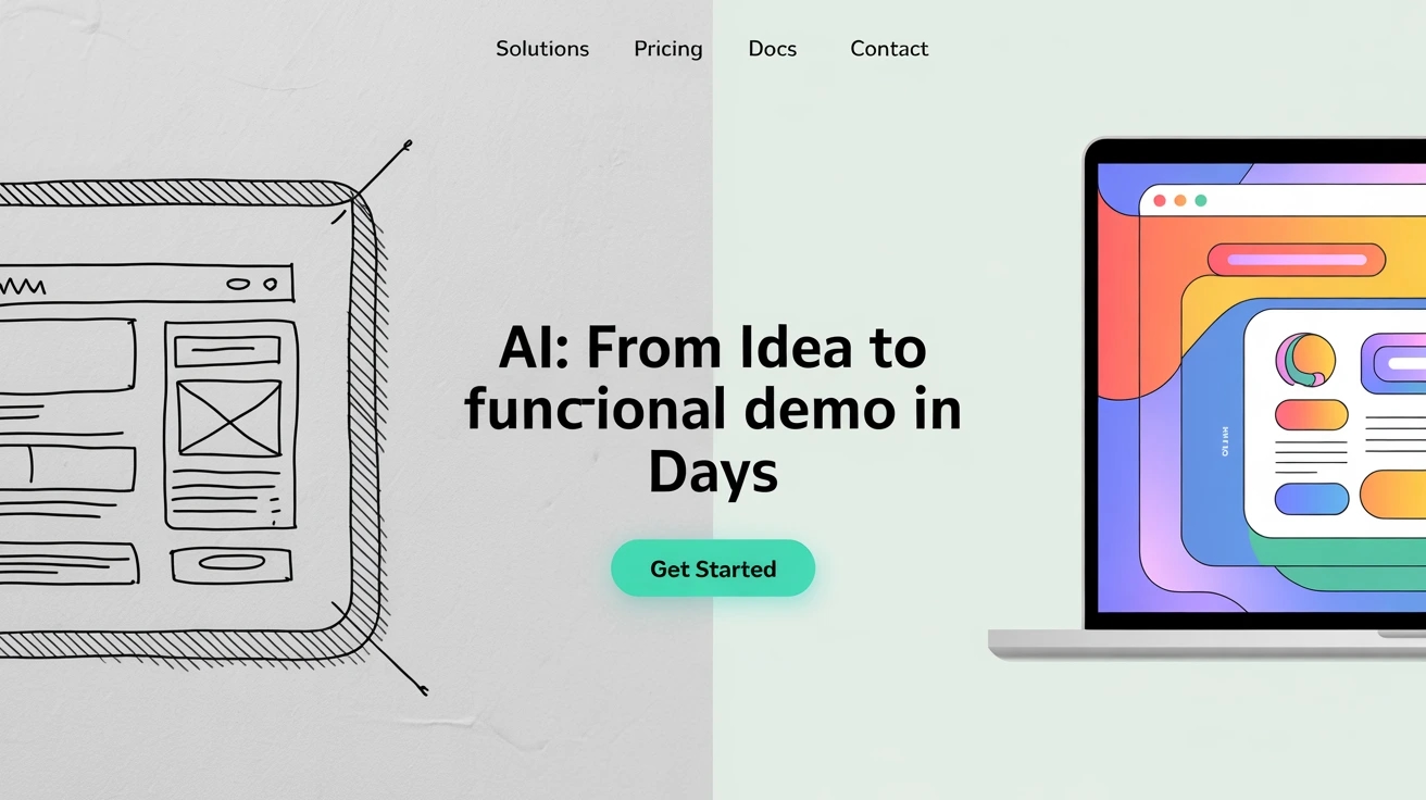 Blog post image - idea to demo