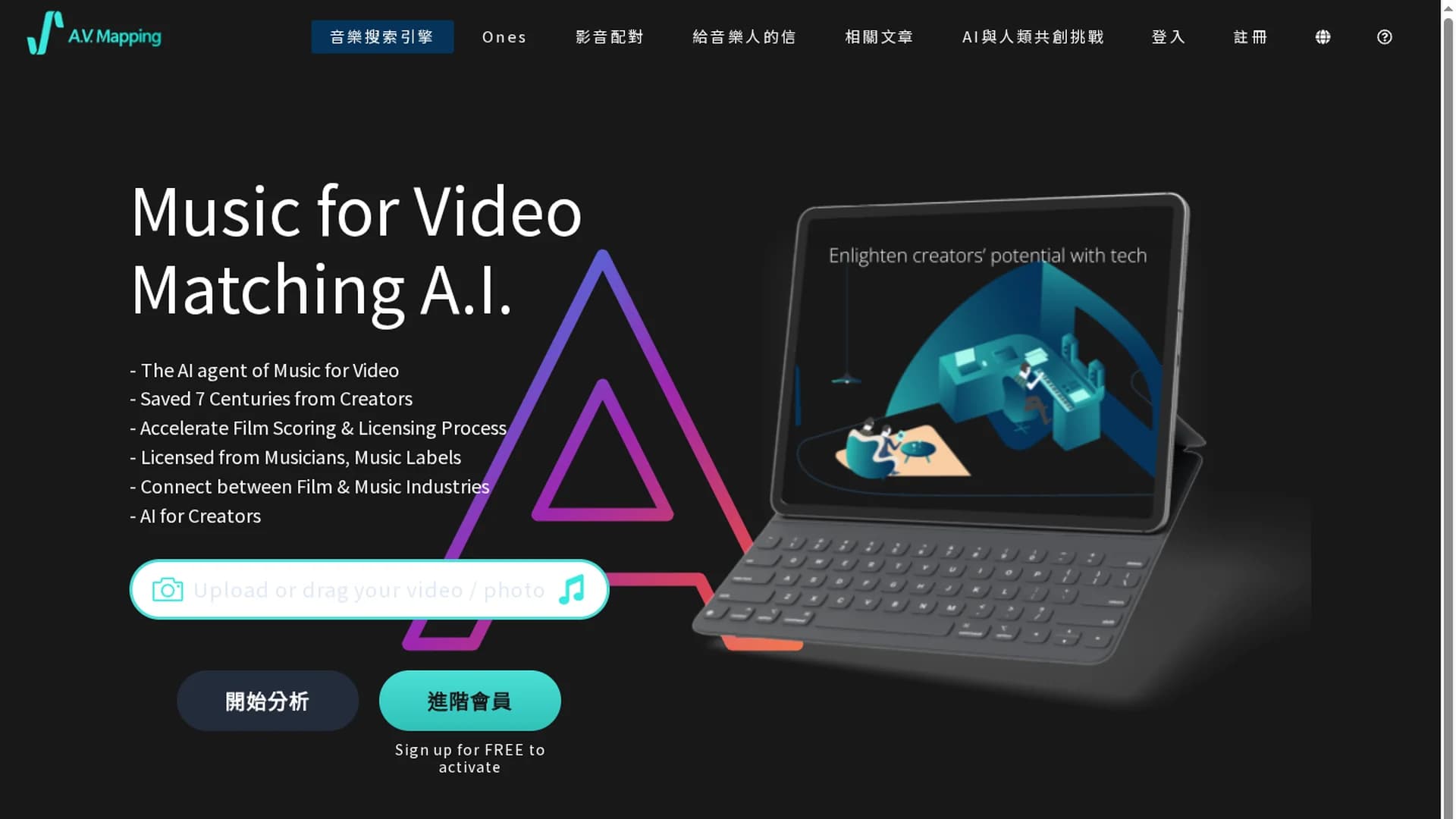 a-v-mapping homepage