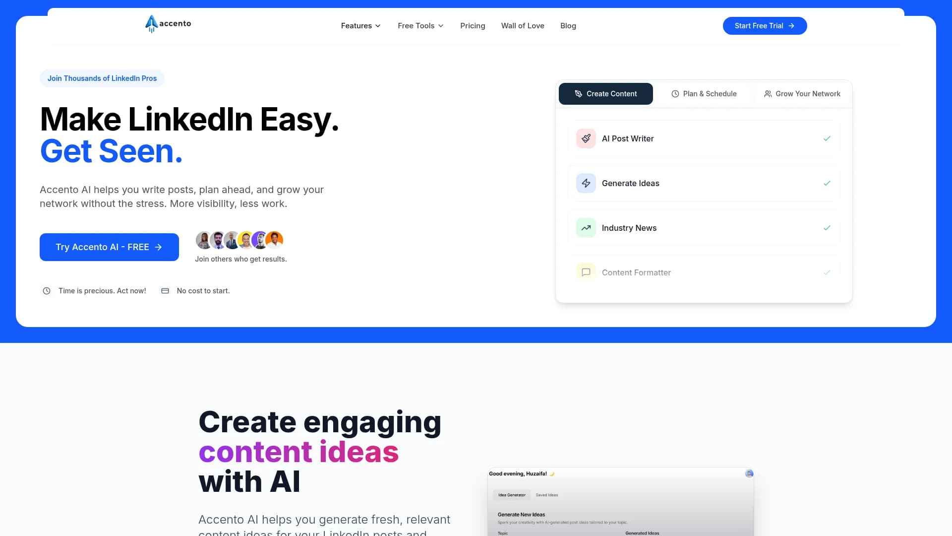 accento homepage