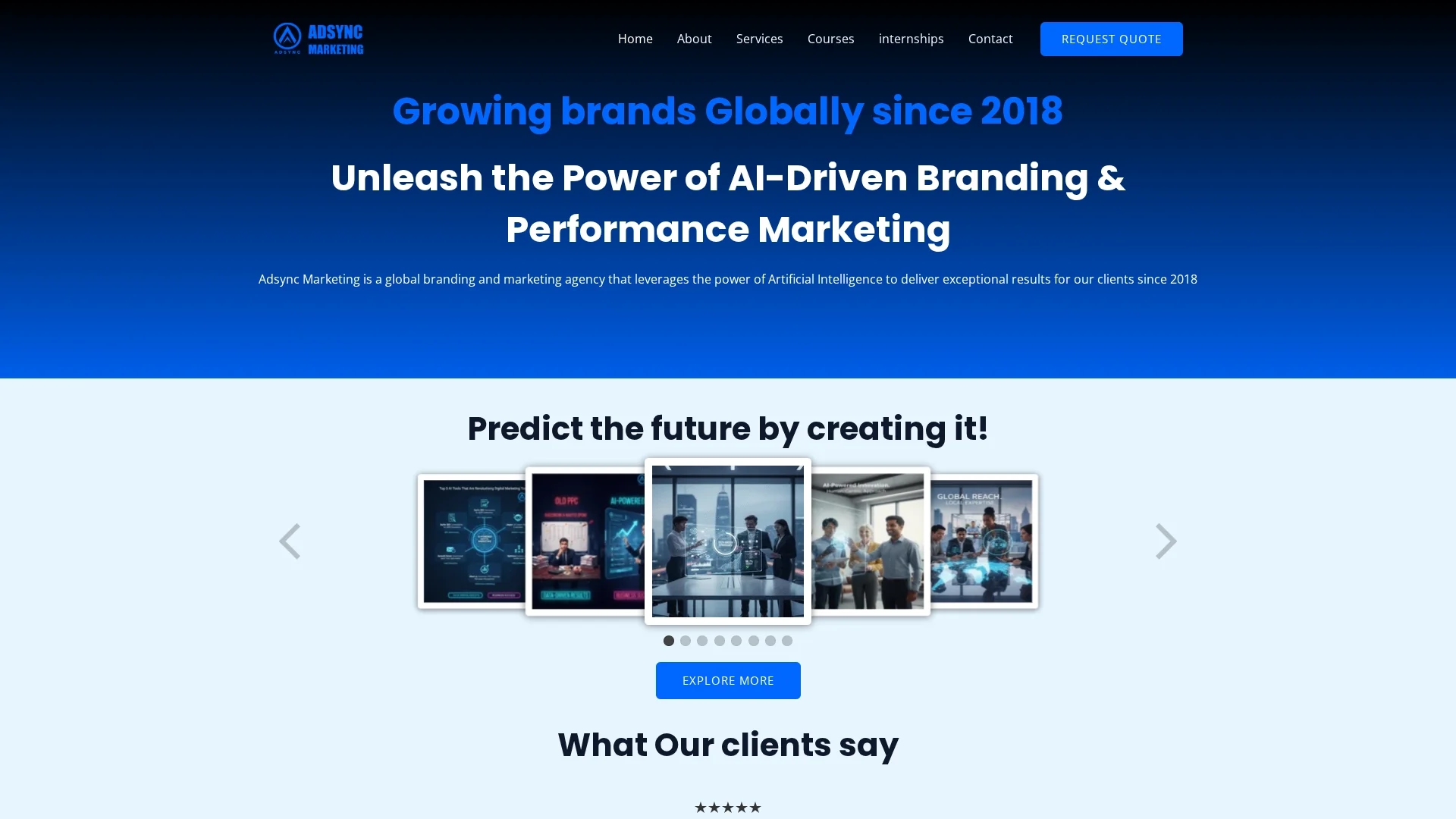 adsync-ai-digital-marketing-solutions homepage