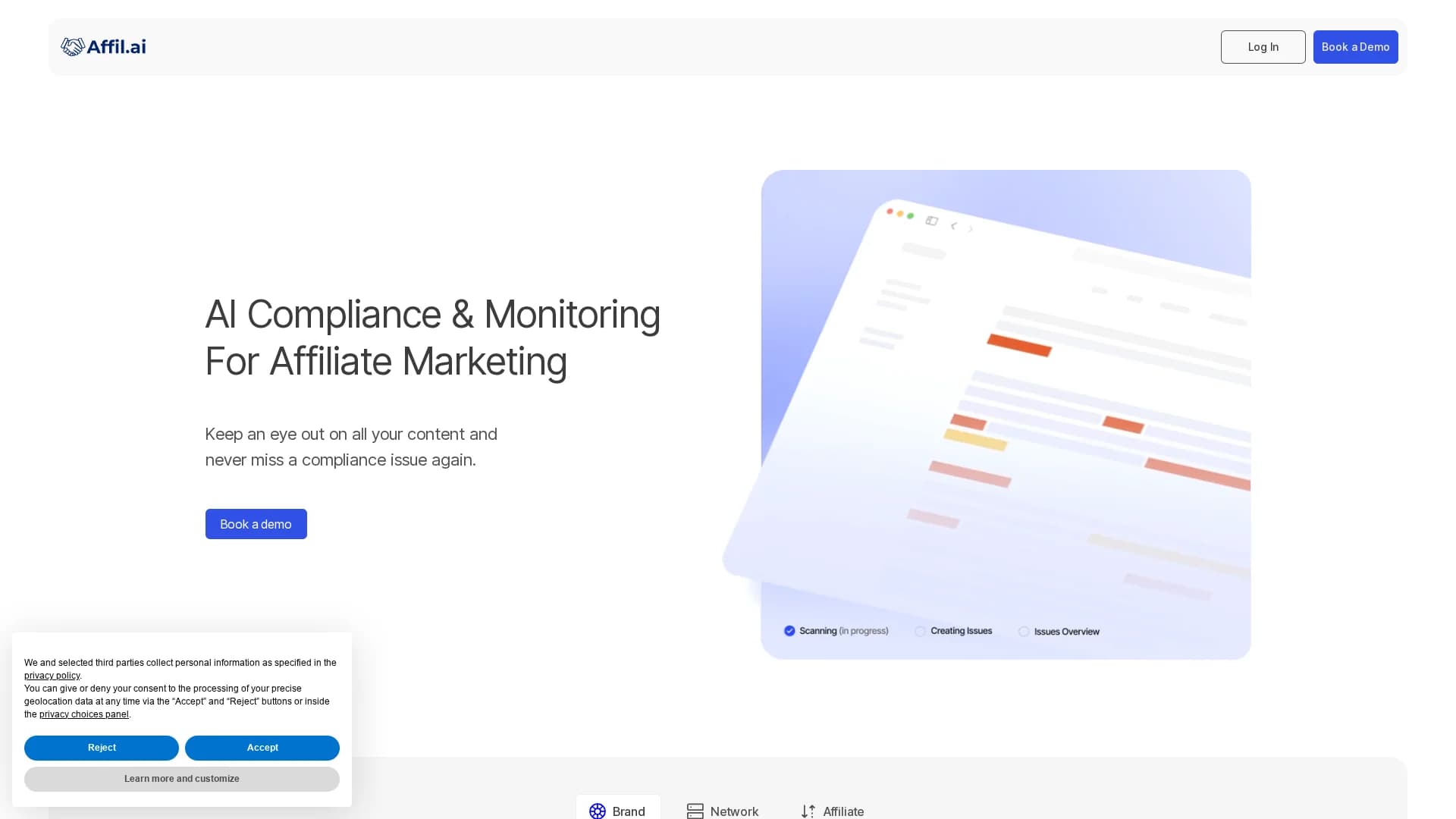 affil-ai homepage