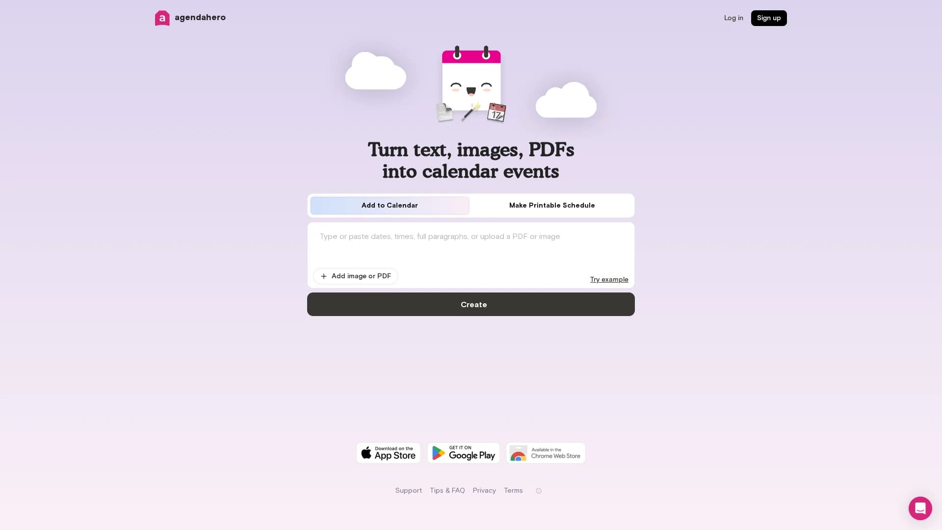 agendahero-magic homepage