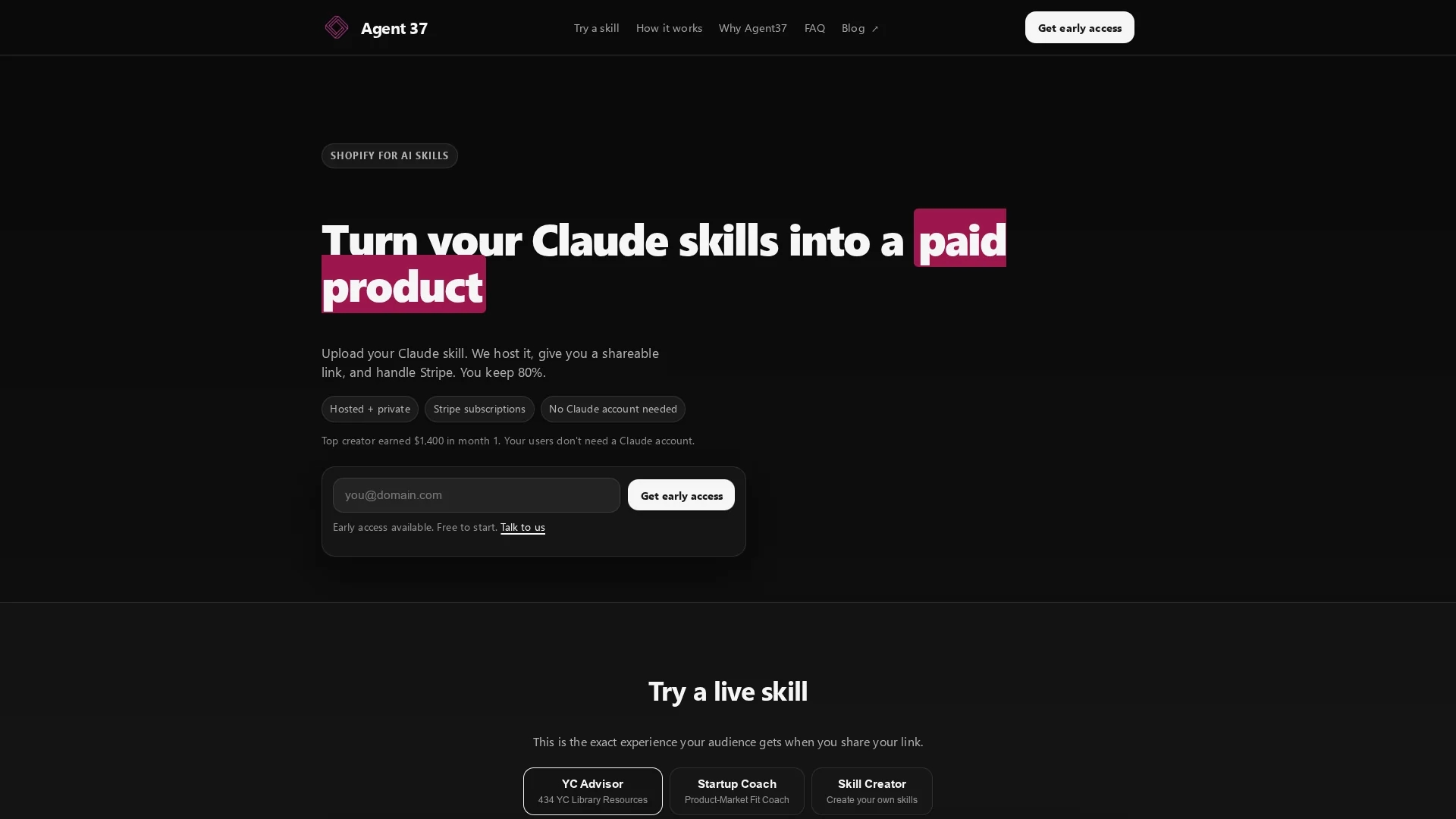 agent-37 homepage