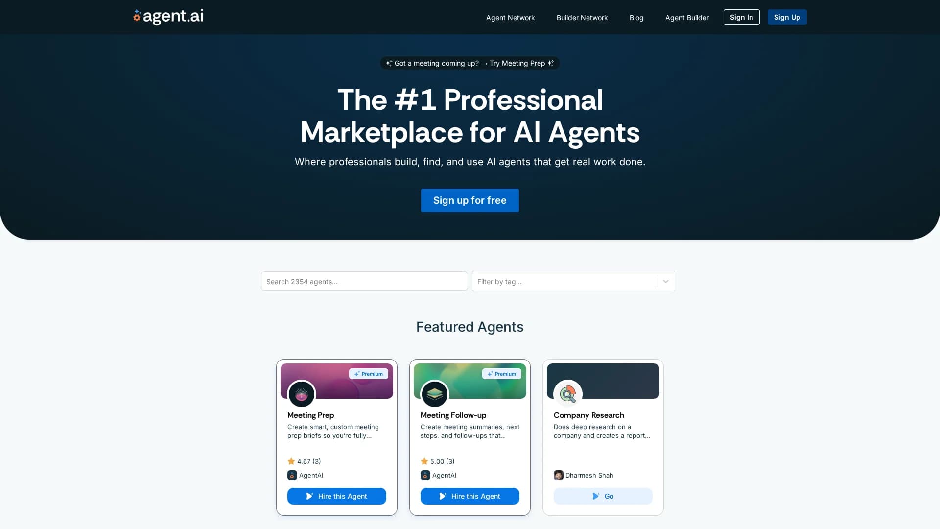 agent-ai homepage