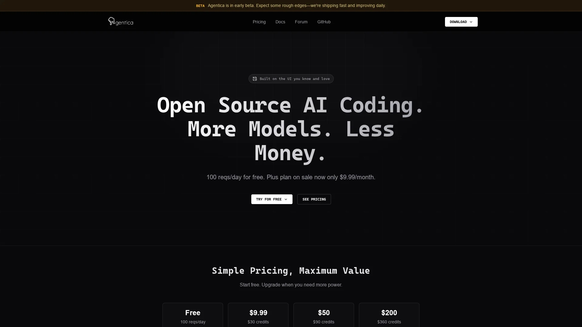 agentica homepage